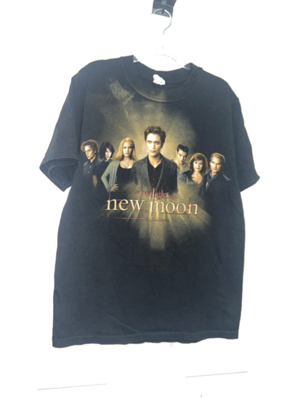 Men's Anvil Black The Twilight Saga New Moon Short Sleeve Tee S